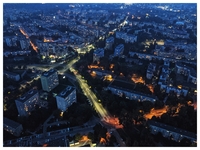 Wrocław at night