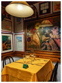 Fancy restaurant in Rome